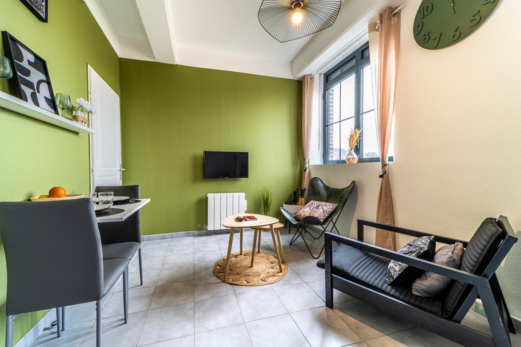 Stay Cosy Lille I Tourcoing - Appartement - Hypercentre - Parking Securise - Wifi - Netflix - Cuisine Exterior foto